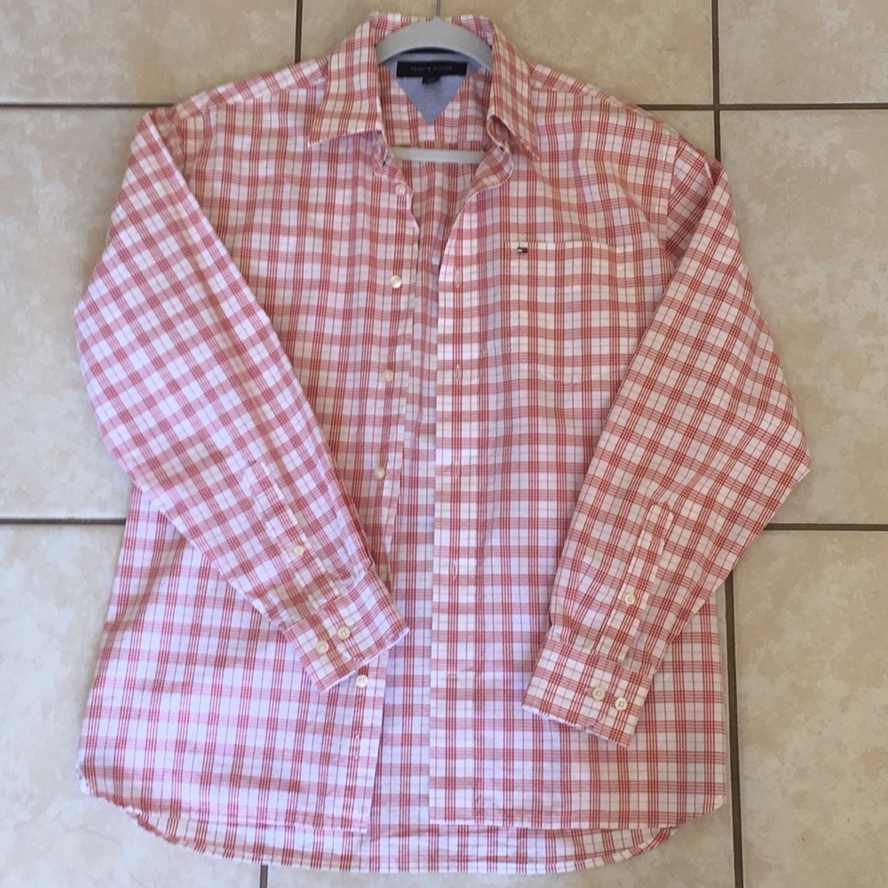 Tommy Hilfiger Plaid Button Up